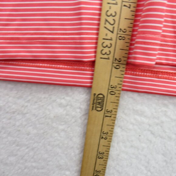 Grand Slam Polo Shirt Mens Extra Large Red White Striped Performance Golf New - Picture 9 of 9